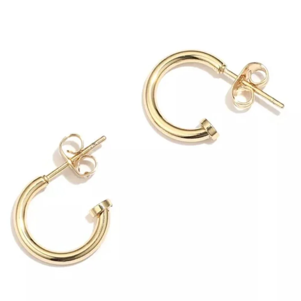Unwritten Earrings Multi-Color Glass Mix and Match Hoop Interchangeable Set NIB